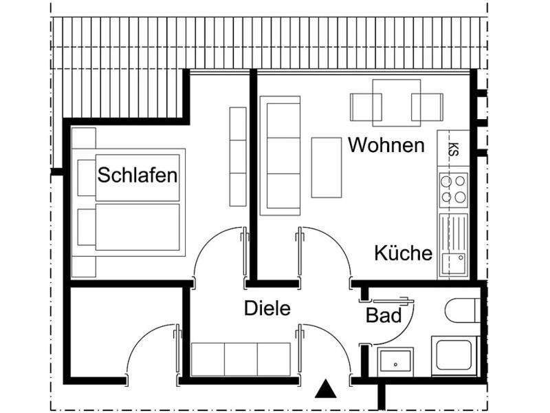 Gaestehaus Roell - Wohnung 2 Нордернай Екстер'єр фото